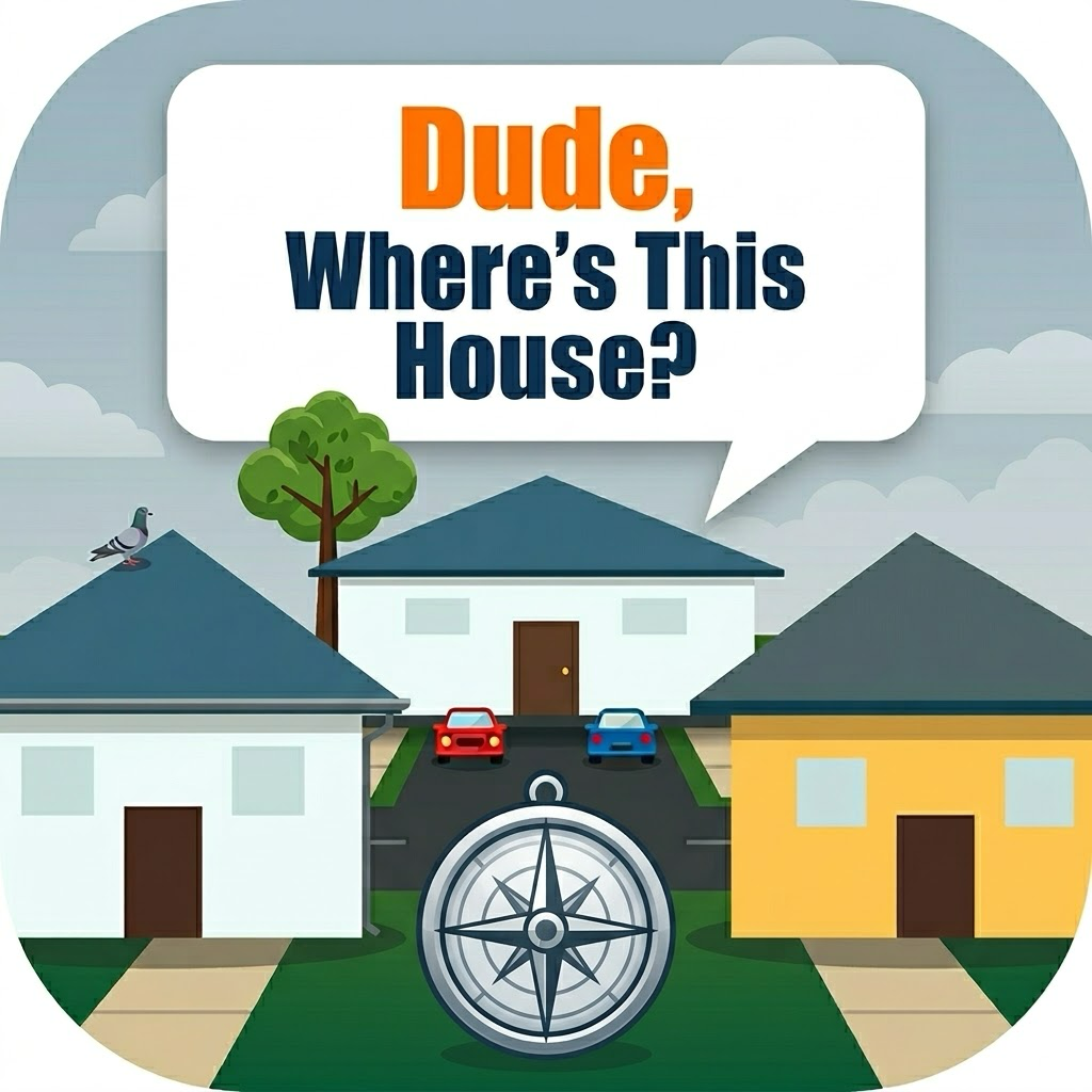 Dude, Where's This House? app icon