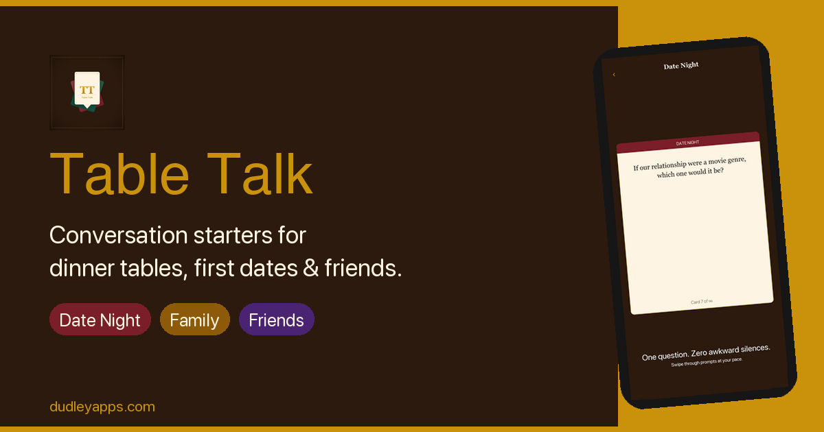 Table Talk: Conversation Cards screenshot